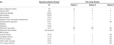 Case Report: A New Family With Pontocerebellar Hypoplasia 10 From Sudan